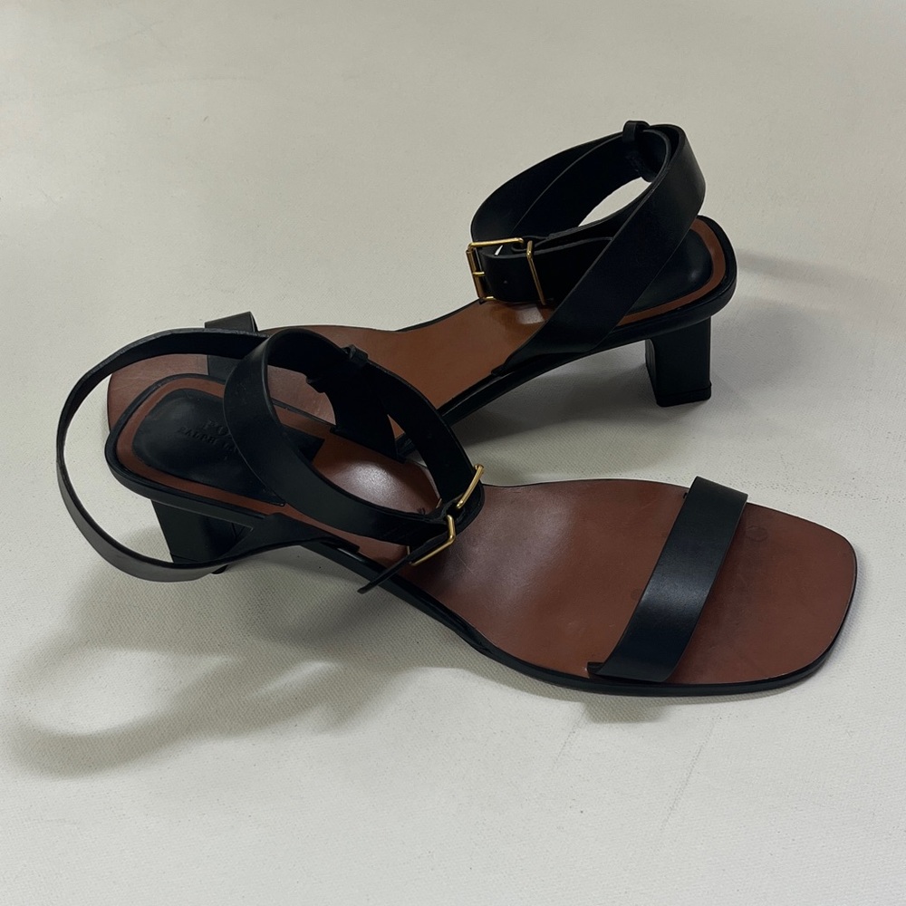 Polo by Ralph Lauren Black and Brown Sandals - Picture 2 of 6